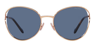 Miu Miu MU 53YS women Rose gold Geometric Sunglasses