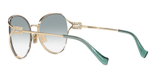 Miu Miu MU 53YS women Gold Geometric Sunglasses