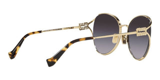 Miu Miu MU 53YS women Gold Geometric Sunglasses