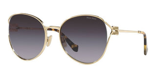 Miu Miu MU 53YS women Gold Geometric Sunglasses