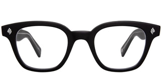 Garrett Leight NAPLES unisex Black Squared Eyeglasses