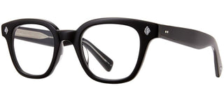 Garrett Leight NAPLES unisex Black Squared Eyeglasses