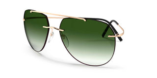 Silhouette NASH TMA COLLECTION 8744 unisex Gold Pilot Sunglasses