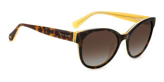 Kate Spade NATHALIE/G/S women Havana Squared Sunglasses