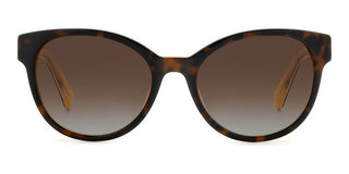 Kate Spade NATHALIE/G/S women Havana Squared Sunglasses