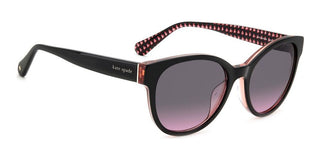 Kate Spade NATHALIE/G/S women Black Squared Sunglasses