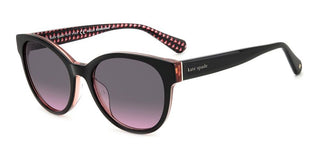 Kate Spade NATHALIE/G/S women Black Squared Sunglasses