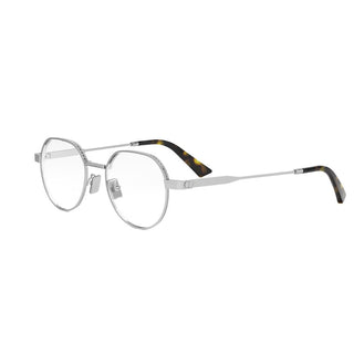 DIOR NeoDiorO R4F men Silver Round Eyeglasses