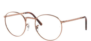 Ray-Ban NEW ROUND RX 3637V unisex Rose gold Round Eyeglasses