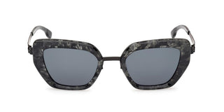 ic!berlin NIKA IC0016 unisex Black Cat Eye Sunglasses