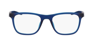 Nike NIKE 7056 men Blue Rectangle Eyeglasses