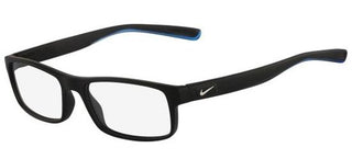 Nike NIKE 7090 men Black Geometric Eyeglasses