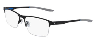 Nike NIKE 8045 men Black Geometric Eyeglasses