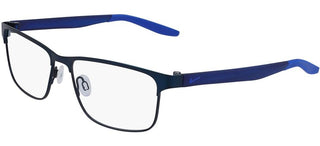 Nike NIKE 8130 unisex Blue Geometric Eyeglasses