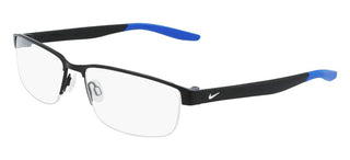 Nike NIKE 8138 unisex Black Geometric Eyeglasses