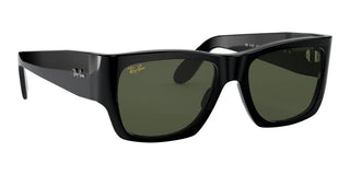 Ray-Ban NOMAD RB 2187 unisex Black Geometric Sunglasses