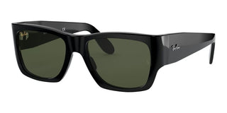 Ray-Ban NOMAD RB 2187 unisex Black Geometric Sunglasses