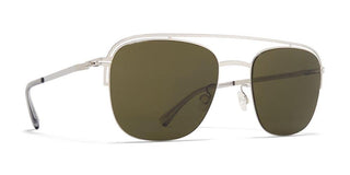 Mykita NOR unisex Silver Pilot Sunglasses