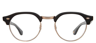 Garrett Leight OAKWOOD unisex Black Round Eyeglasses