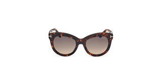 Tom Ford ODETTE FT1189 unisex Havana Butterfly Sunglasses