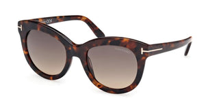 Tom Ford ODETTE FT1189 unisex Havana Butterfly Sunglasses