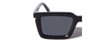 Off-White OERI113 TUCSON unisex Black Rectangle Sunglasses