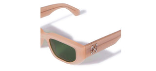 Off-White OERI115 GREELEY unisex Brown Geometric Sunglasses