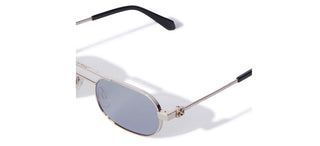 Off-White OERI123 VAIDEN unisex Silver Round Sunglasses