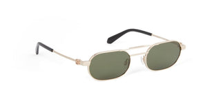 Off-White OERI123 VAIDEN unisex Gold Round Sunglasses