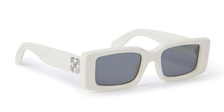 Off-White OERI127 ARTHUR unisex White Rectangle Sunglasses