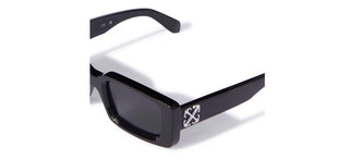 Off-White OERI127 ARTHUR unisex Black Rectangle Sunglasses