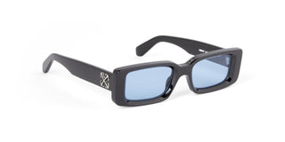 Off-White OERI127 ARTHUR unisex Black Rectangle Sunglasses