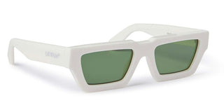 Off-White OERI129 MANCHESTER unisex White Rectangle Sunglasses