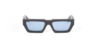 Off-White OERI129 MANCHESTER unisex Black Rectangle Sunglasses