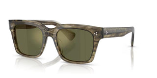 Oliver Peoples OLLICE OV 5564SU unisex Green Squared Sunglasses