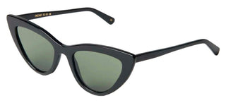 L.G.R ORCHID women Black Cat Eye Sunglasses