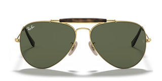 Ray-Ban OUTDOORSMAN II RB 3029 unisex Gold Pilot Sunglasses