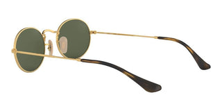 Ray-Ban OVAL METAL RB 3547N unisex Gold Round Sunglasses