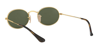 Ray-Ban OVAL METAL RB 3547N unisex Gold Round Sunglasses