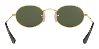 Ray-Ban OVAL METAL RB 3547N unisex Gold Round Sunglasses