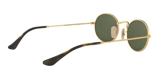 Ray-Ban OVAL METAL RB 3547N unisex Gold Round Sunglasses