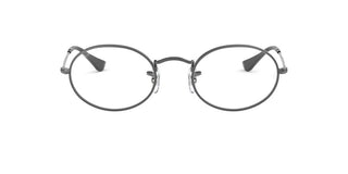 Ray-Ban OVAL METAL RX 3547V unisex Ruthenium Round Eyeglasses