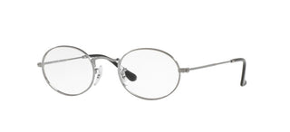 Ray-Ban OVAL METAL RX 3547V unisex Ruthenium Round Eyeglasses