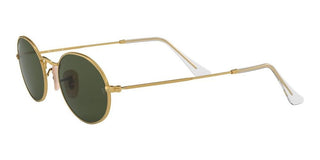 Ray-Ban OVAL RB 3547 unisex Gold Round Sunglasses