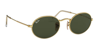 Ray-Ban OVAL RB 3547 unisex Gold Round Sunglasses