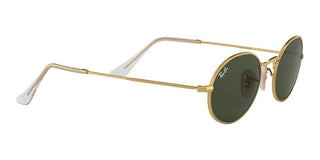 Ray-Ban OVAL RB 3547 unisex Gold Round Sunglasses