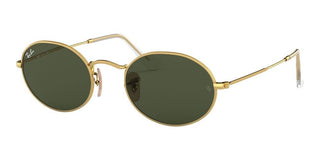 Ray-Ban OVAL RB 3547 unisex Gold Round Sunglasses