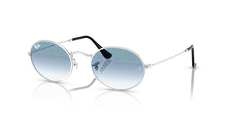 Ray-Ban OVAL RB 3547 unisex Silver Round Sunglasses