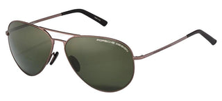 Porsche Design P8508/S men Brown Pilot Sunglasses