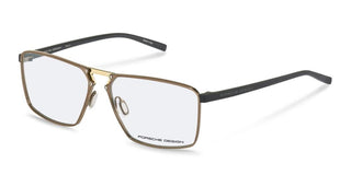 Porsche Design P8764 unisex Brown Squared Eyeglasses